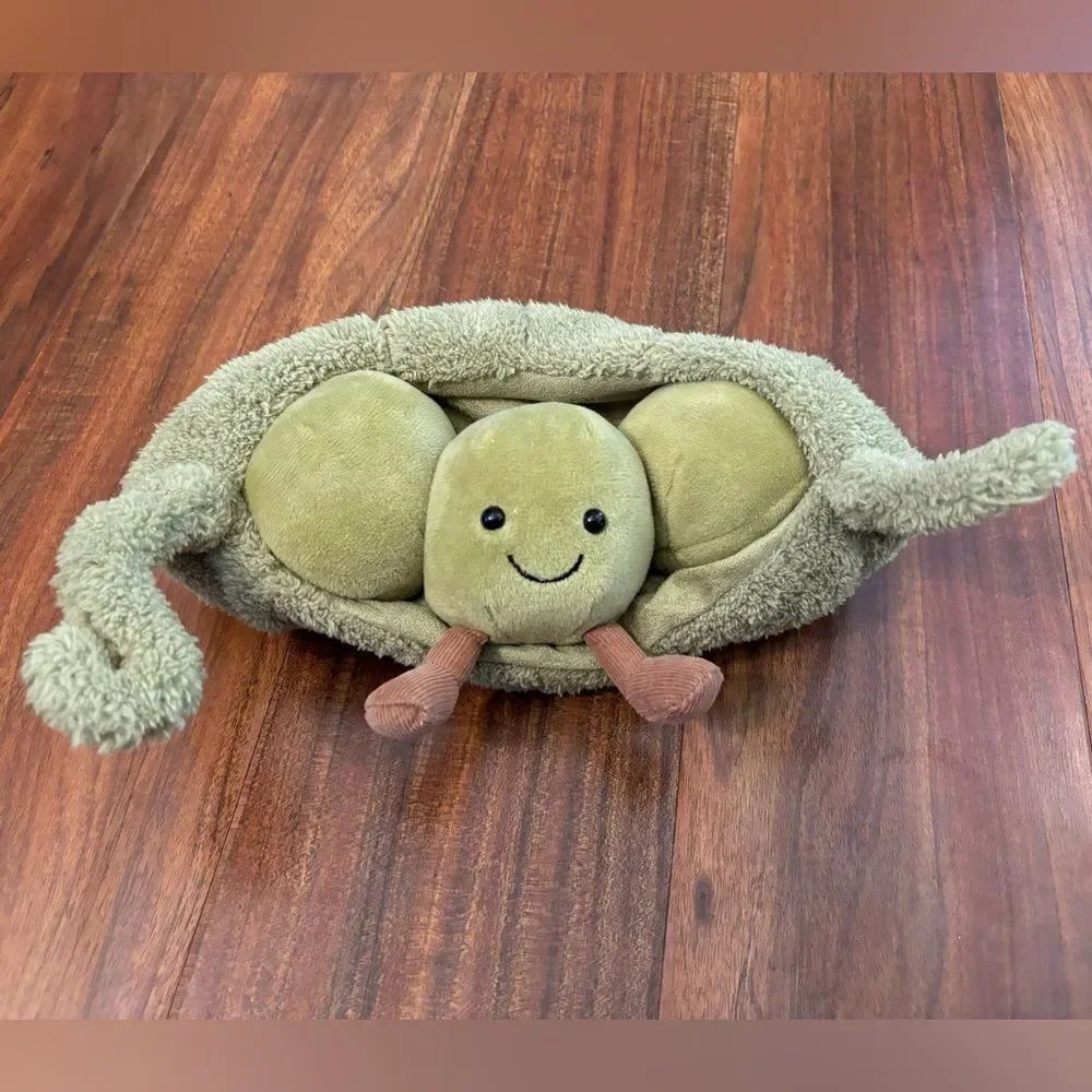 Jellycat Amuseables Retired Pea in a Pod Plush